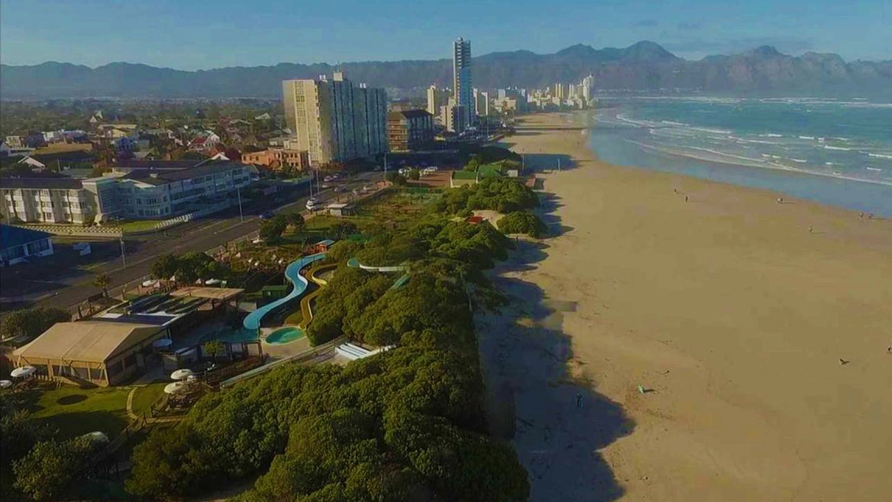 Strand Beach surfing, watersports and False Bay coastline